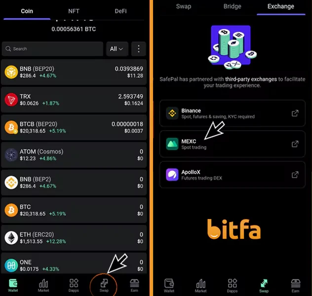 سواپ در سیف پل