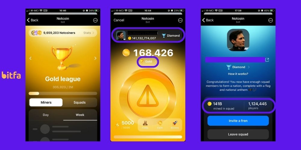 گروه بازی Notcoin