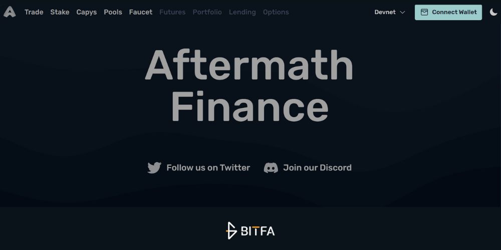 پروتکل دیفای Aftermath Finance بر بستر شبکه Sui