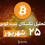 تحلیل بیت کوین ۲۵ شهریور