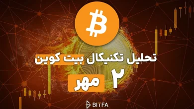 تحلیل تکنیکال بیت کوین ۲ مهر