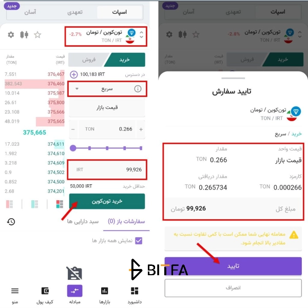 خرید تون کوین