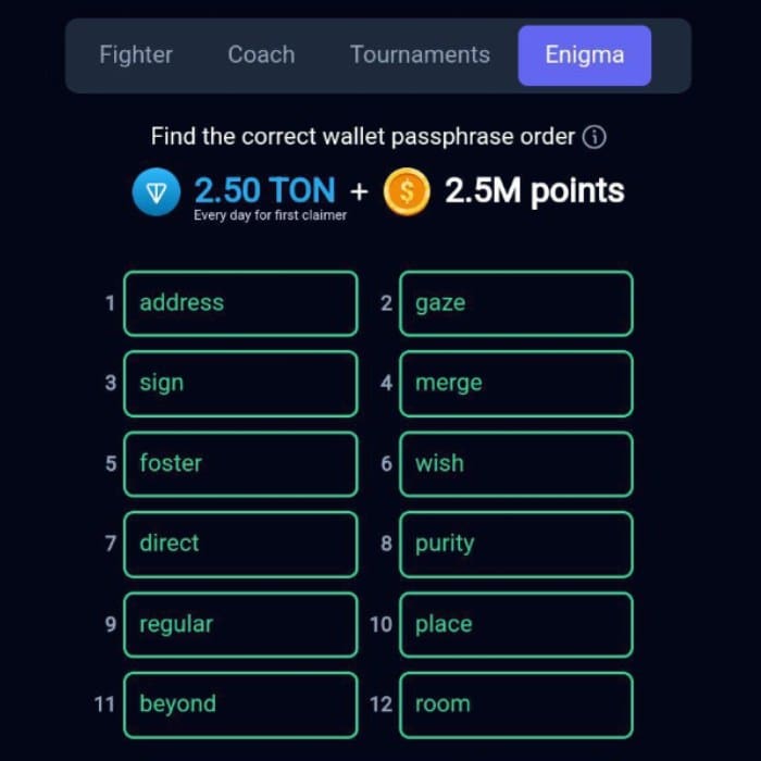 کد انیگمای راکی ربیت ۲۱ مرداد