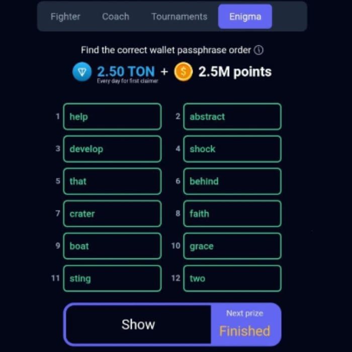 کد انیگما راکی ربیت ۹ مرداد