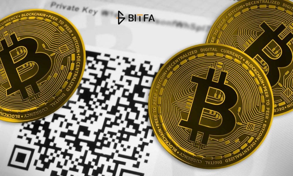 کیف پول کاغذی بیت کوین