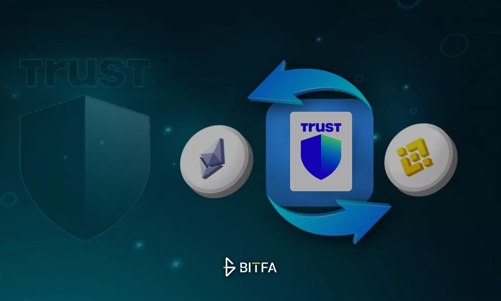 تبدیل ارز در تراست ولت؛ آموزش کار با بخش Swap تراست ولت