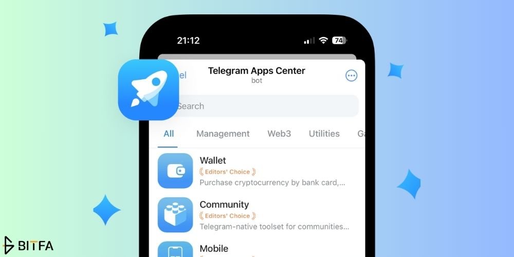 اپلیکیشن&zwnj;های کوچک تلگرام (Mini Apps) 