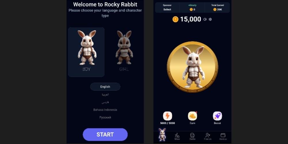 آموزش بازی راکی ربیت 