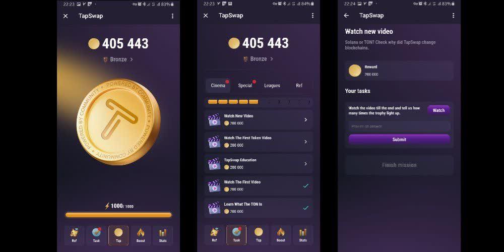 کد استریم تپ سواپ