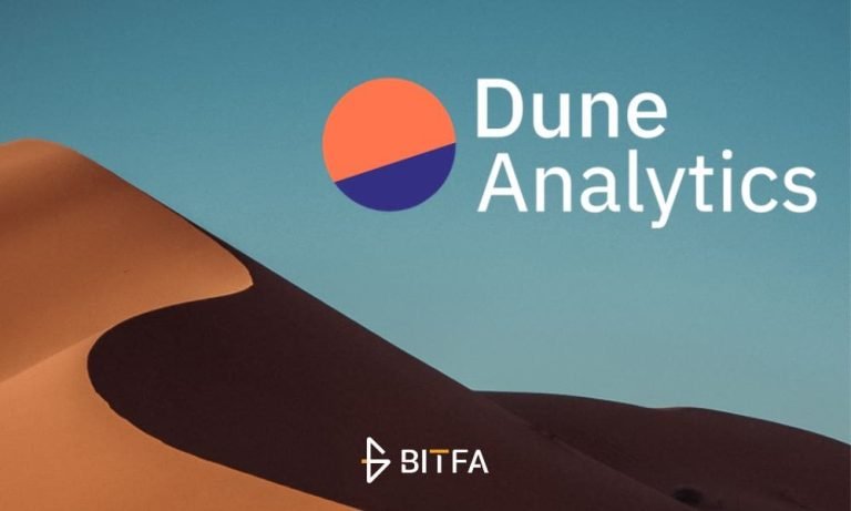 سایت Dune Analytics؛ منبع رایگان بررسی دیتای آنچین