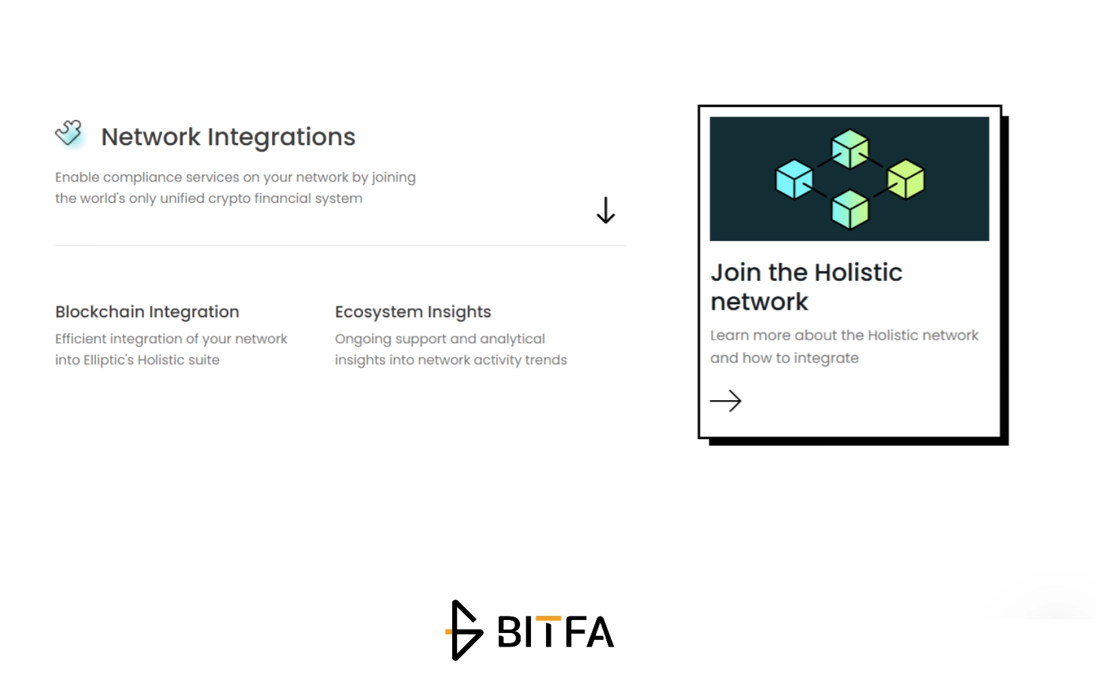 قسمت Network Integration سایت الیپتیک