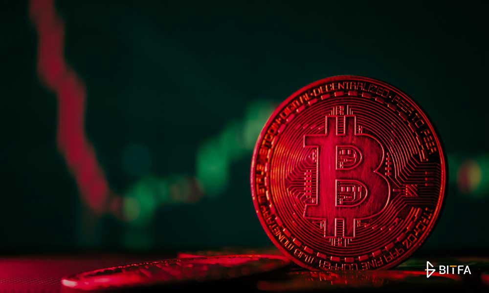 لیکویید شدن ۴۰۰ میلیون دلار با ریزش بیت کوین