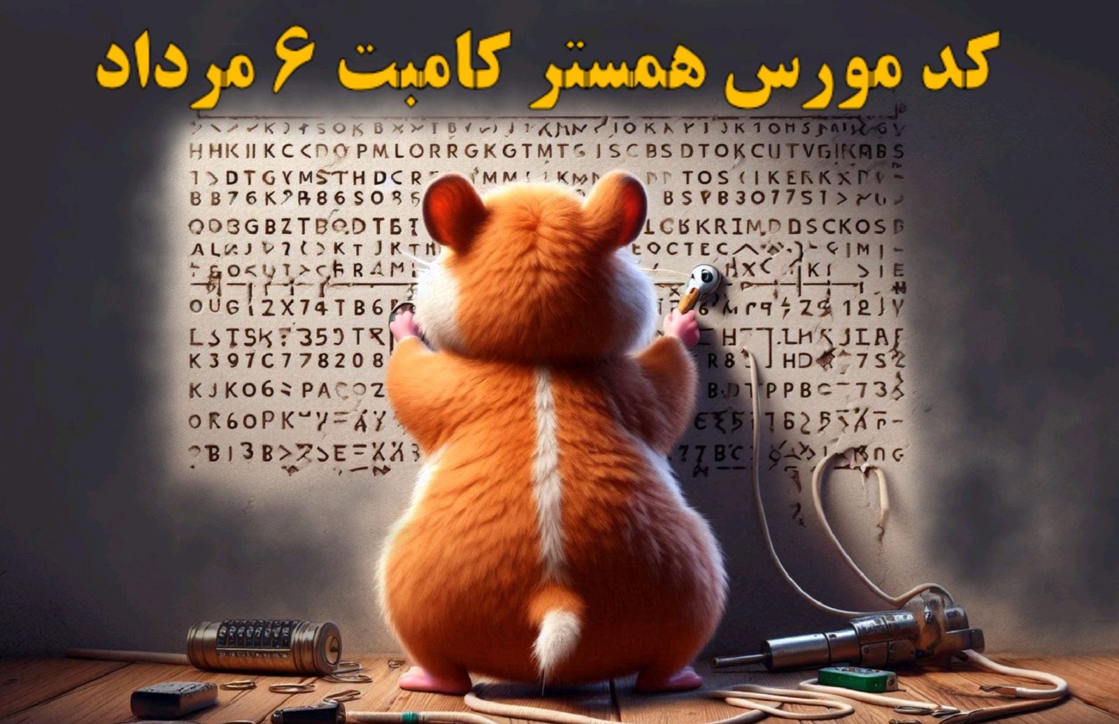 کد مورس همستر کامبت ۶ مرداد مشخص شد