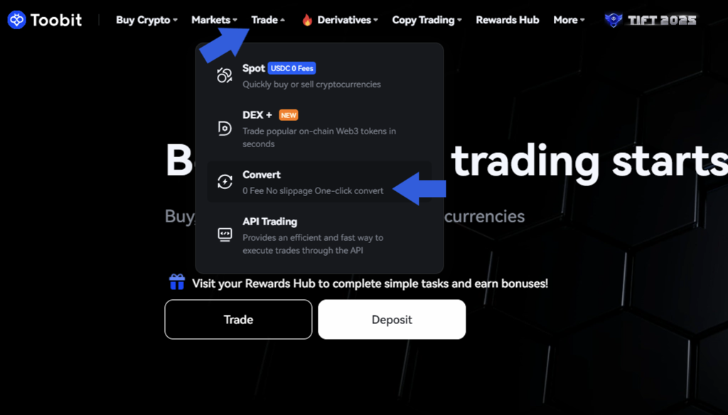 تبدیل استیبل کوین در توبیت