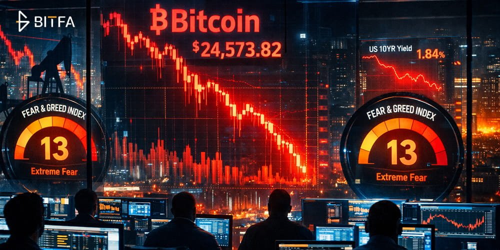 سقوط بیت کوین به ۶۶ هزار دلار؛ بازار در چنگال ترس است