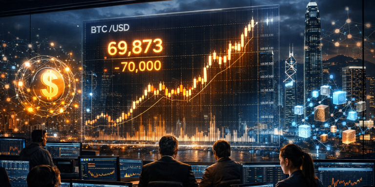بیت کوین پشت دیوار ۷۰ هزار دلار؛ پول هوشمند کجا می‌رود؟