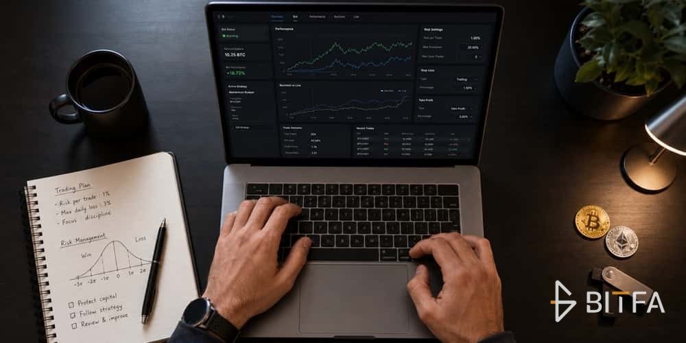 مدیریت ریسک در ربات ترید ارز دیجیتال