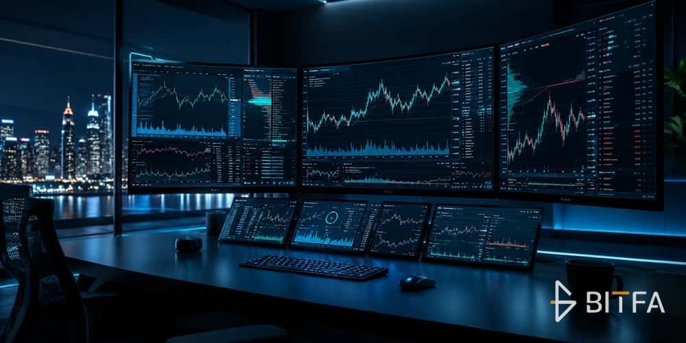 مانیتورهای چندگانه برای شروع لایو ترید