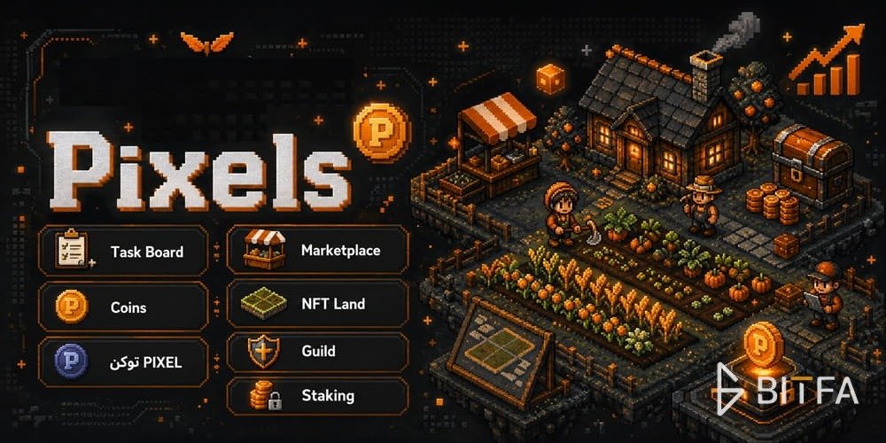مسیرهای اصلی درآمد در Pixels