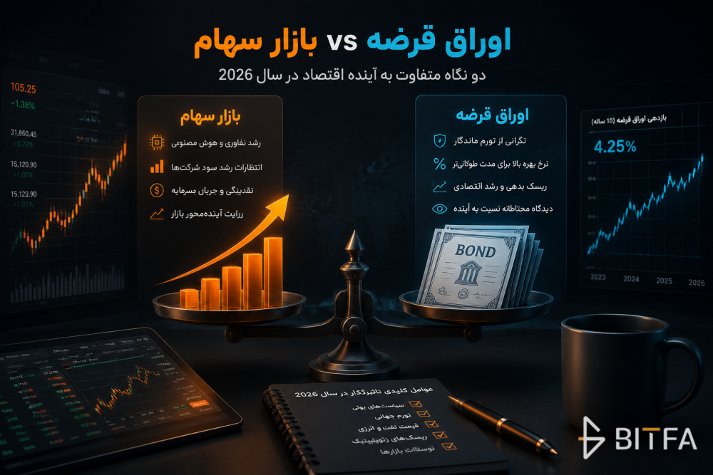 تفاوت اوراق قرضه و بازار سهام
