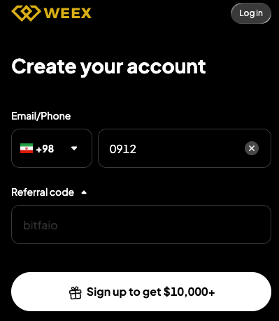 ثبت نام در صرافی ویکس با کد رفرال بیتفا