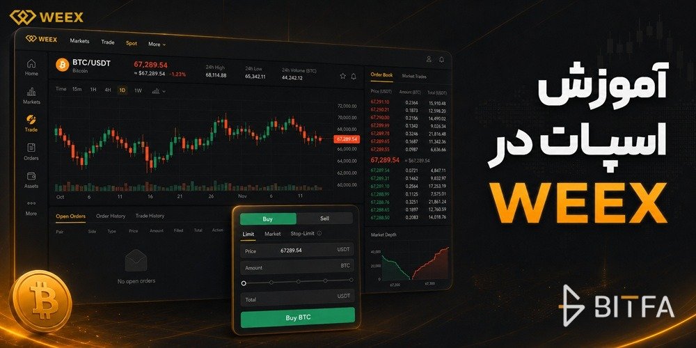 آموزش اسپات در WEEX