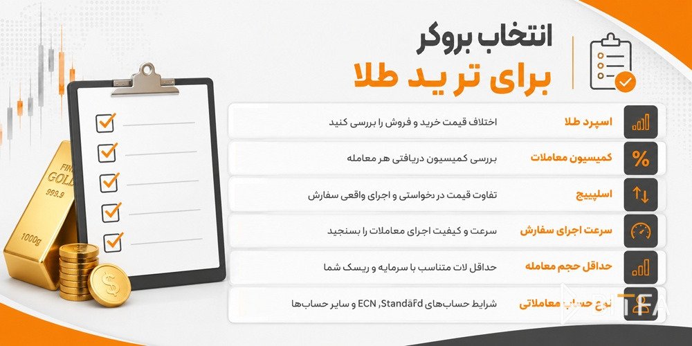 انتخاب کارگزاری مناسب برای لایو ترید طلا
