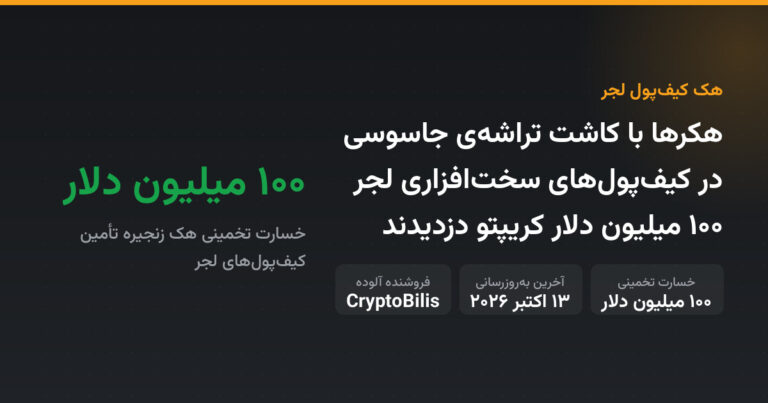 هکرها با کاشت تراشه‌ی جاسوسی در کیف‌پول‌های سخت‌افزاری لجر ۱۰۰ میلیون دلار کریپتو دزدیدند